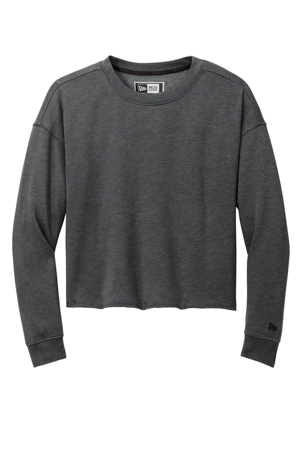 Women's Tri-Blend Fleece Crop Crew