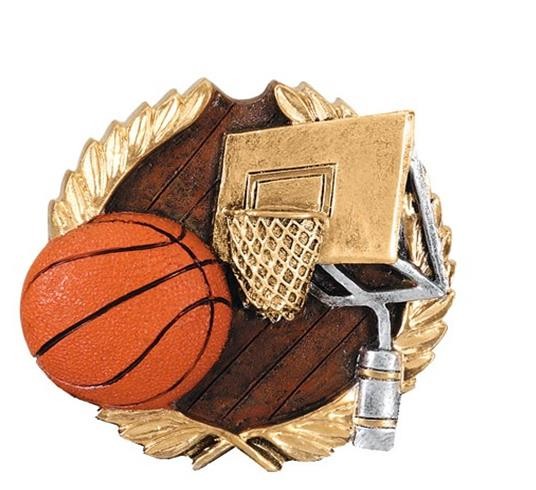 Basketball High Relief Plaque Mount 2
