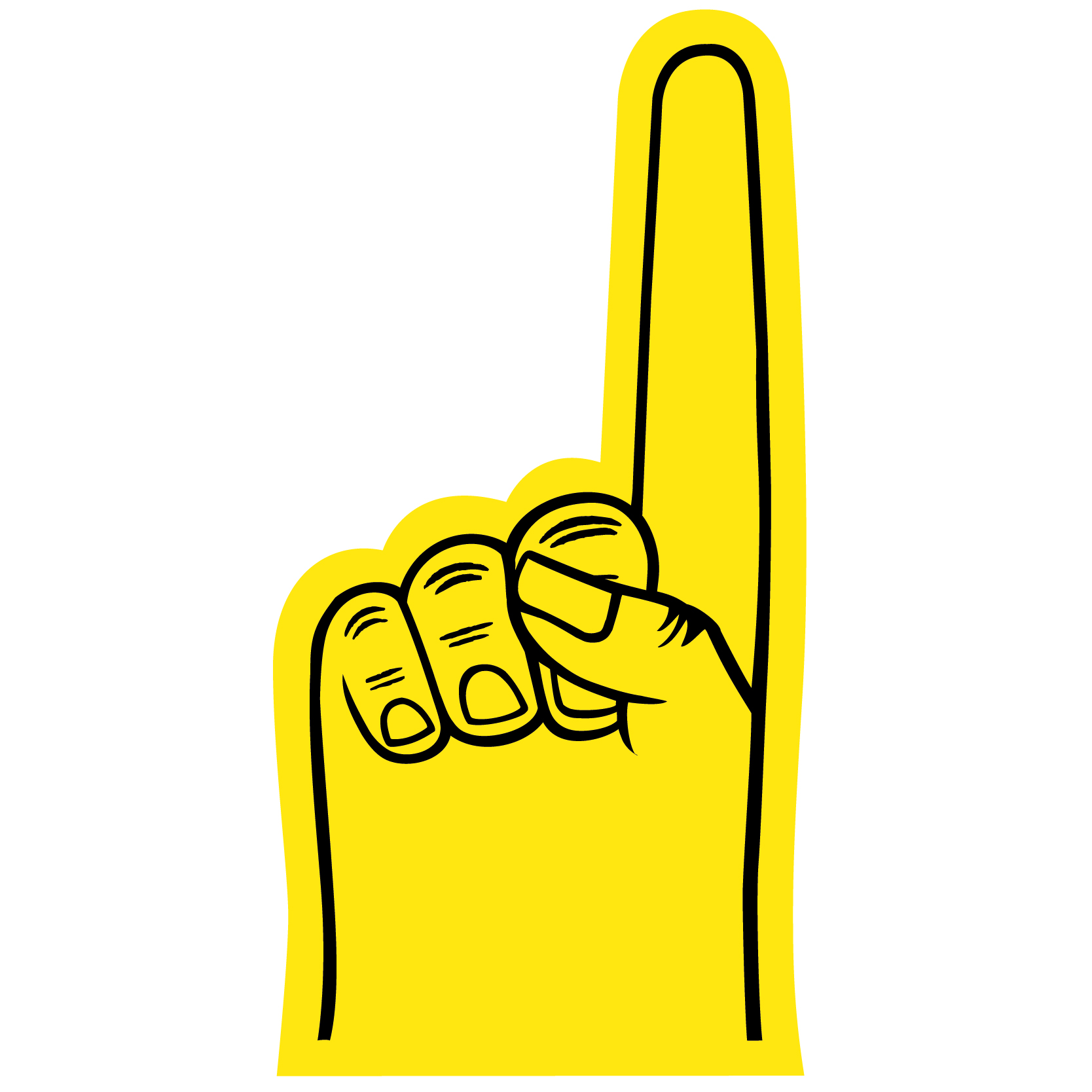 7.5" Foam Hand 38