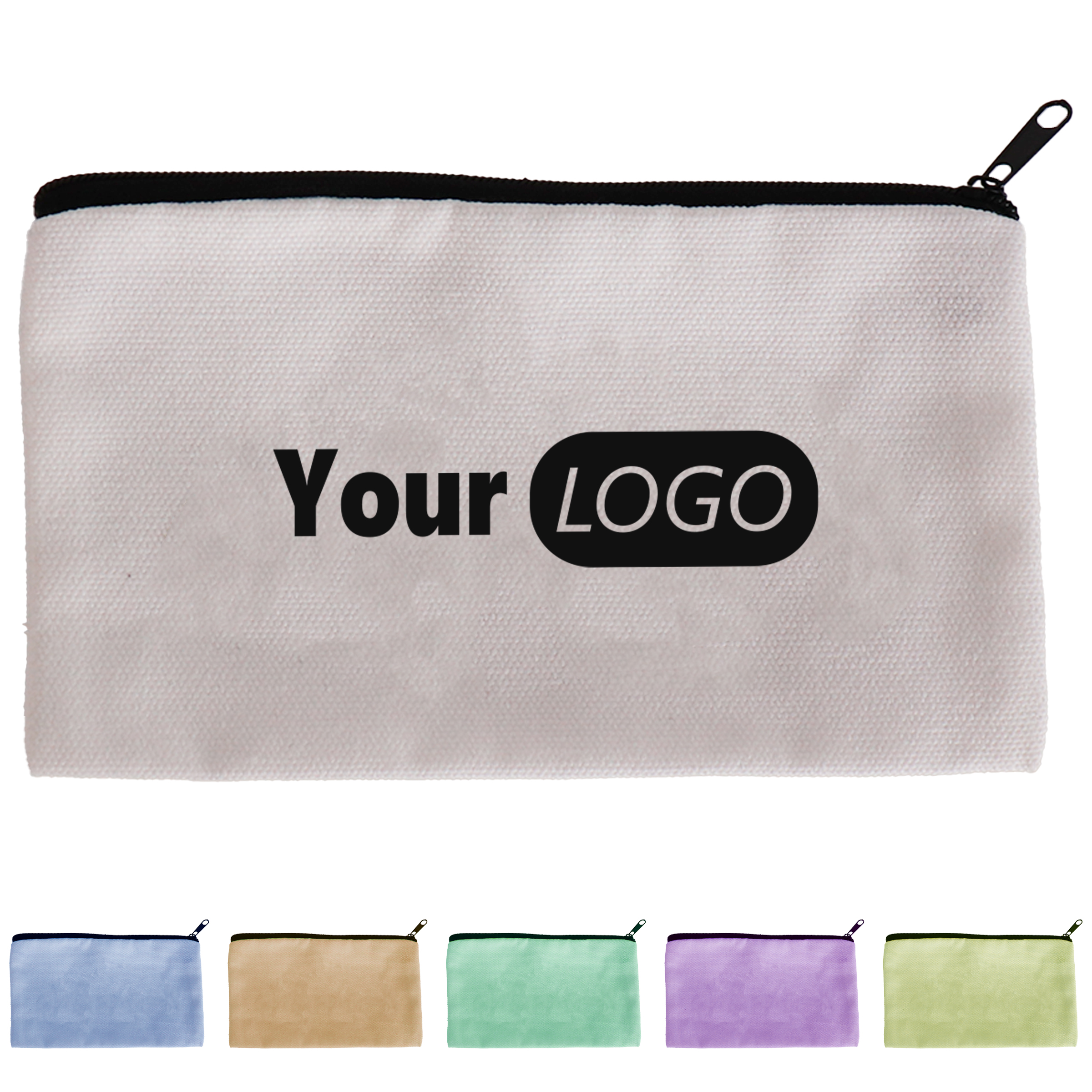 Custom Canvas Zipper Bag 14