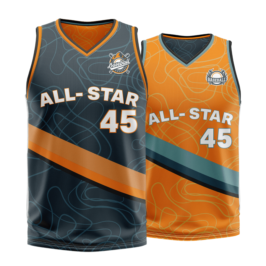 Unisex and Kids' Sublimation Reversible Basketball Jersey -