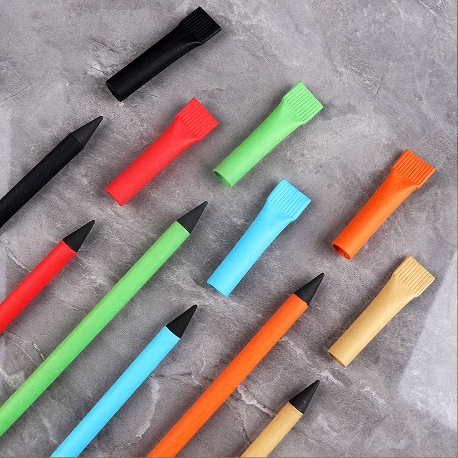 Eco Sharpen-Free Erasable Reusable Paper Inkless Pencils 12