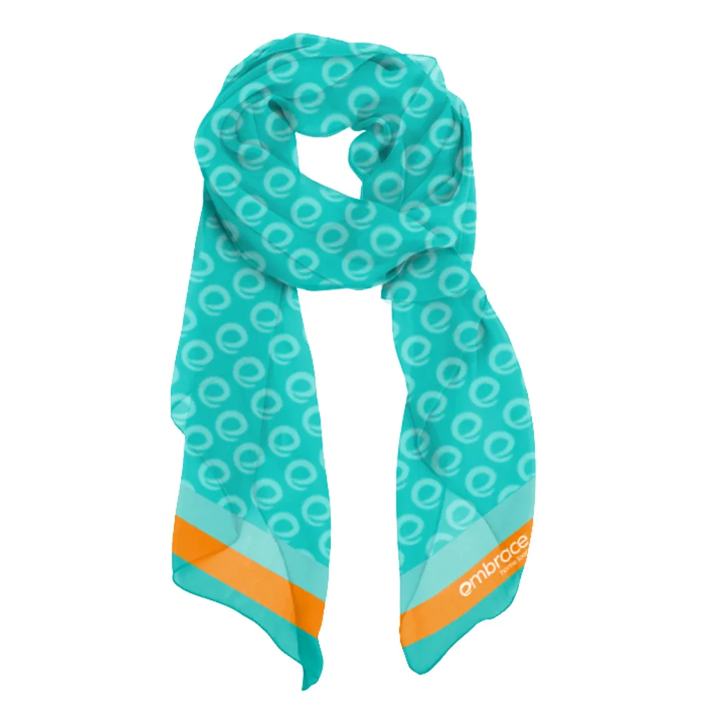 Full-Color Customized Chiffon Scarf 8