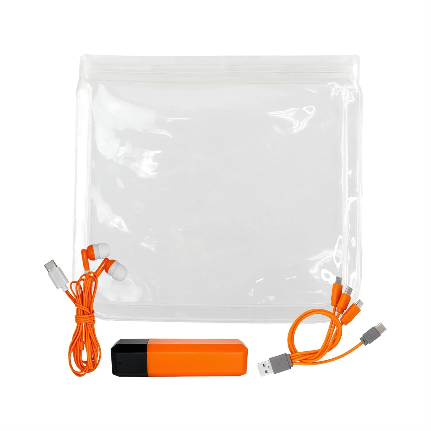 Clear Viper Cable, Ear Bud & Cloth Set 10