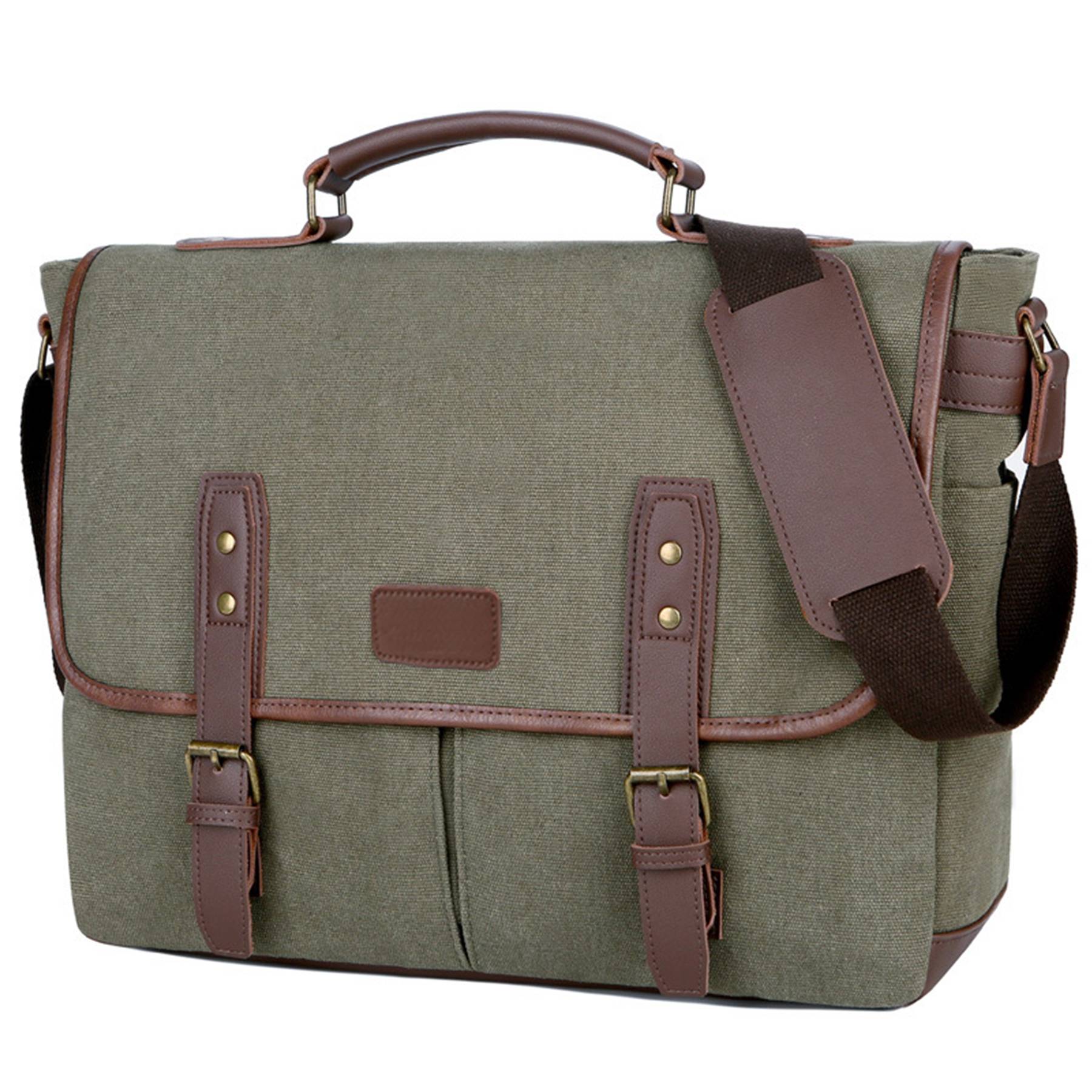 Cavas Vintage Men Briefcases Laptop Messenger Bag 12