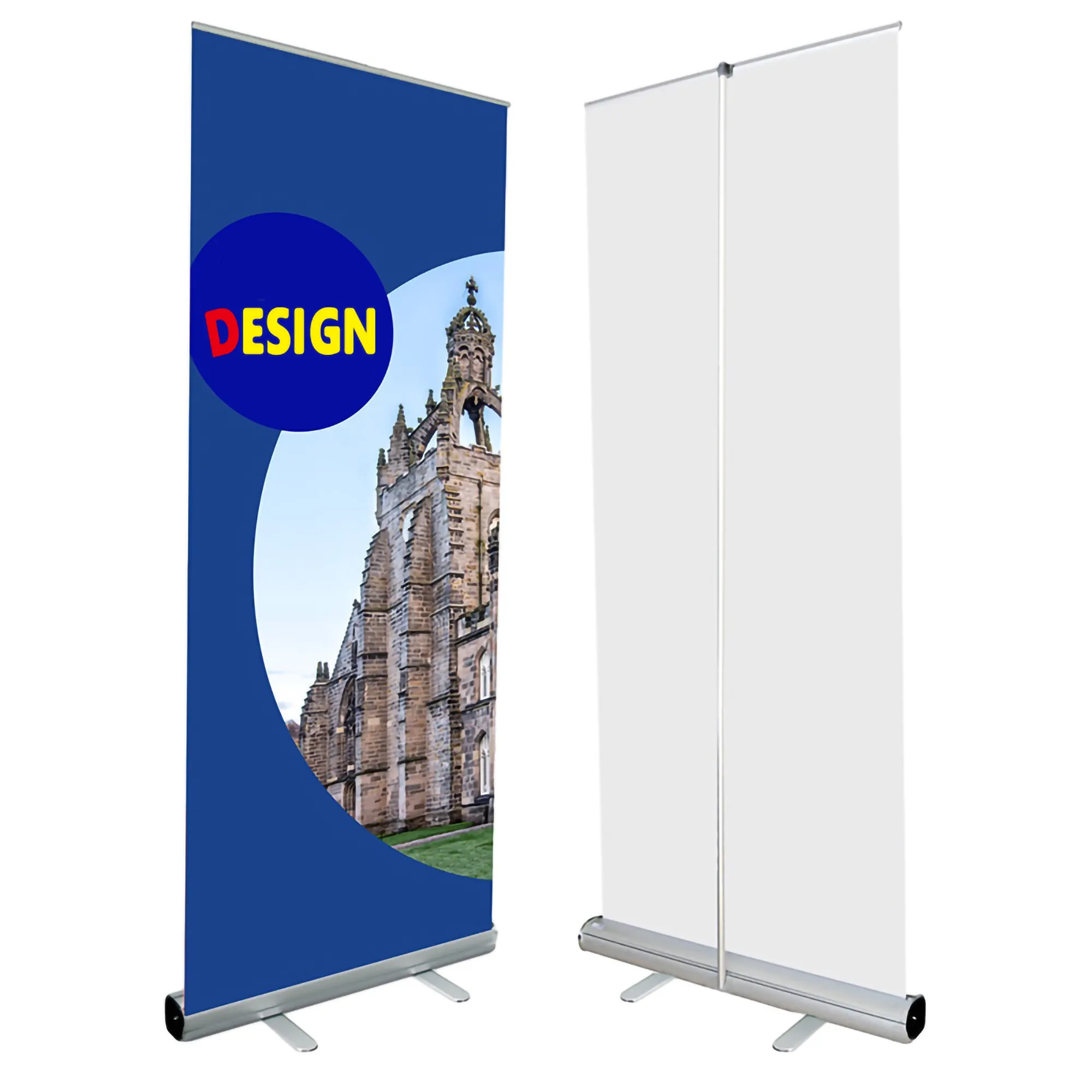 32"x79" Aluminum Retractable Roll up Banner Stand 1