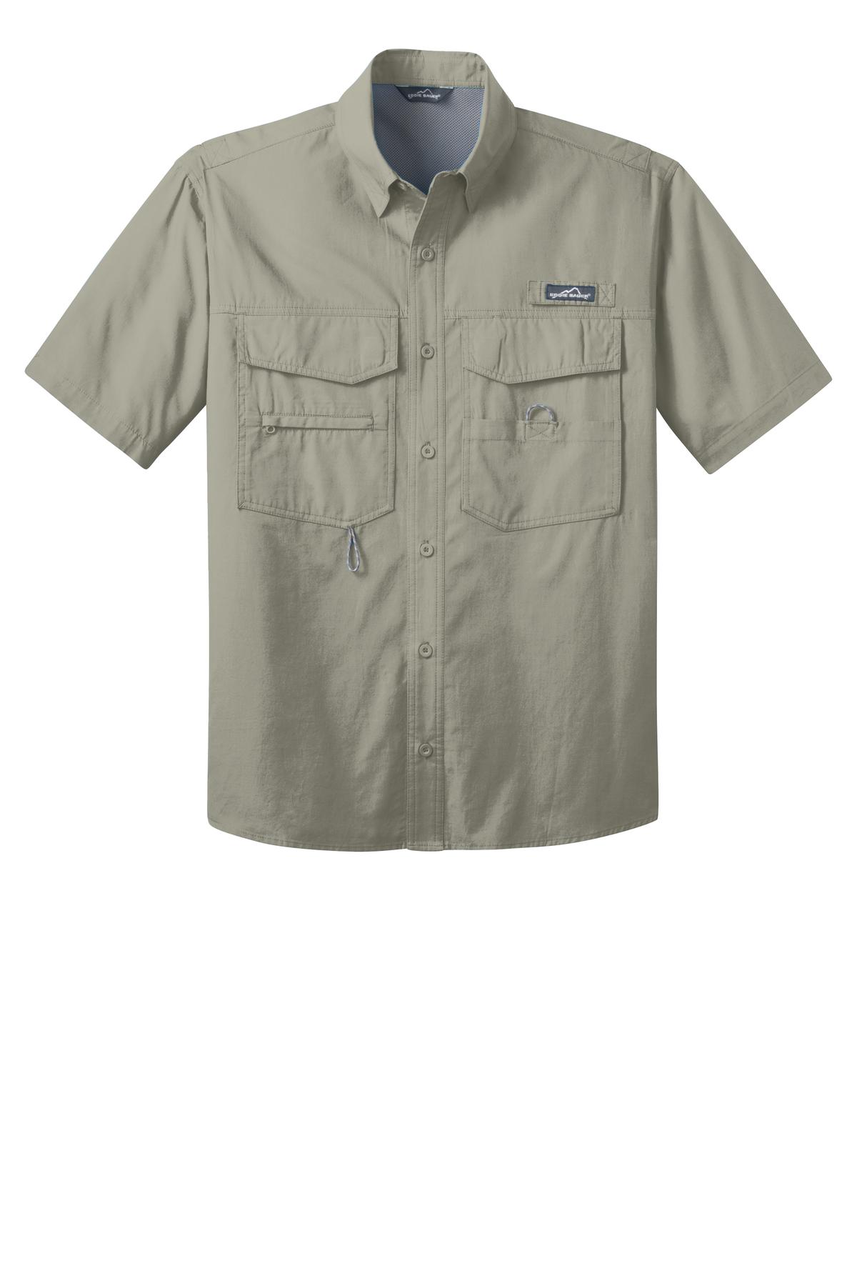 Eddie Bauer - Short Sleeve Fishing Shirt. EB608 1