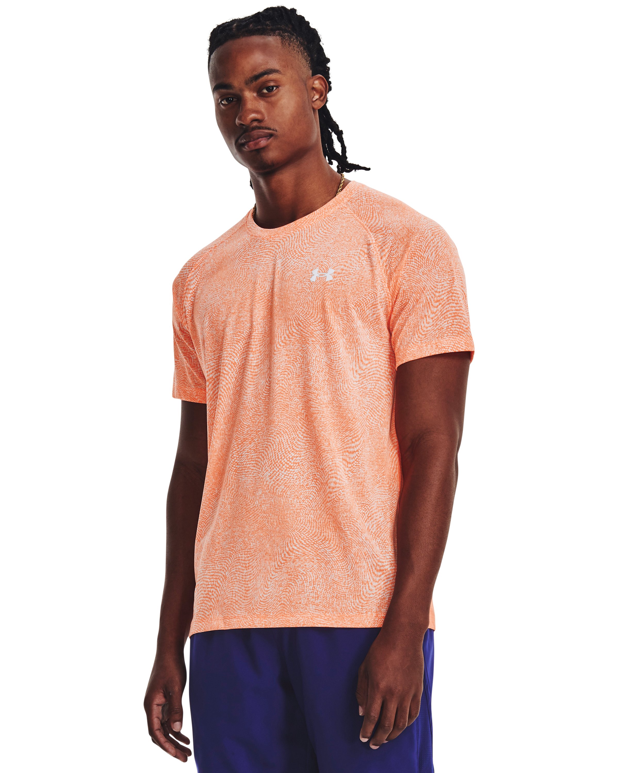 Men's UA Streaker Micro Mesh Short Sleeve  3