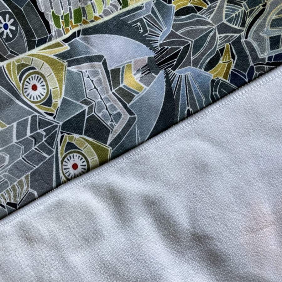 Full-Polyester Dye Sublimated Microfiber Towel 2