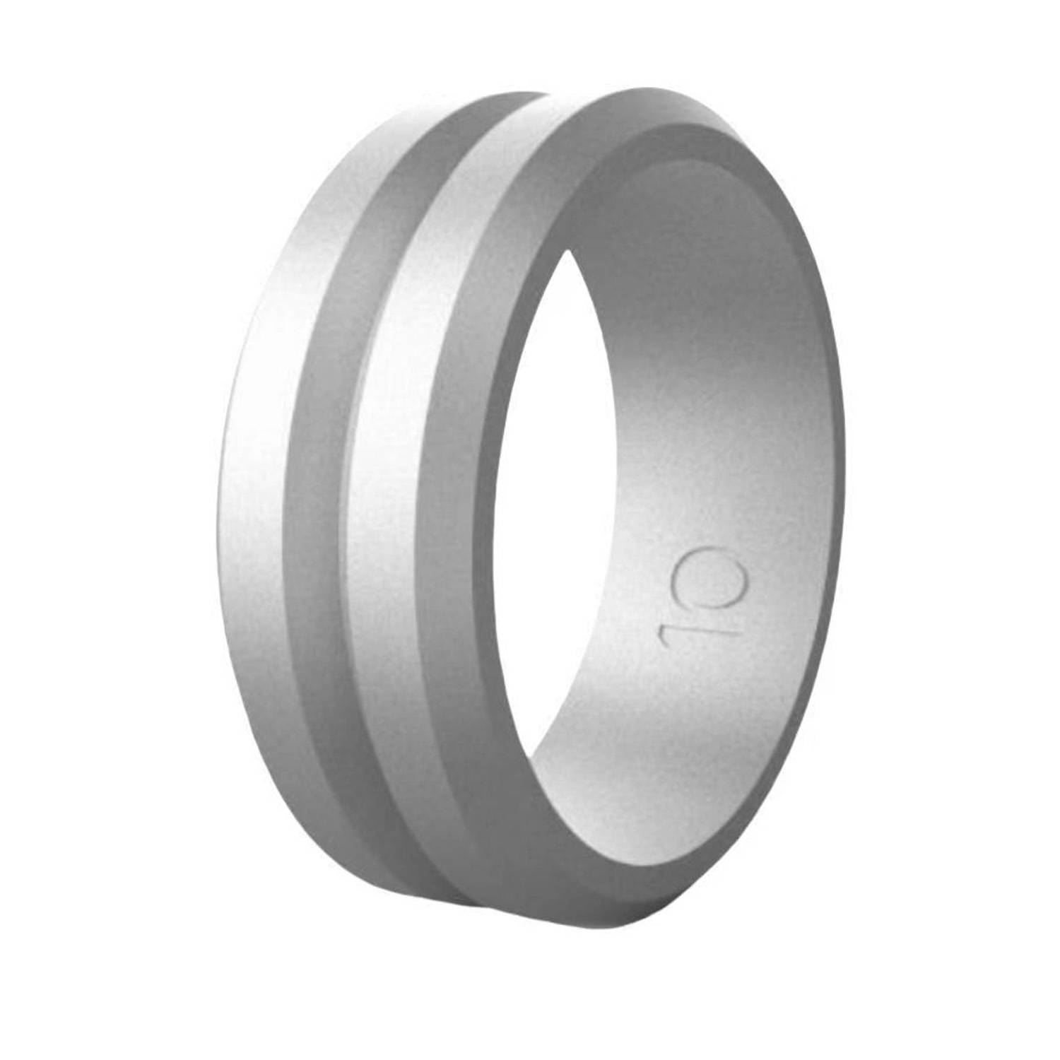 V-Groove Silicone Ring for Men – Flexible & Durable 8