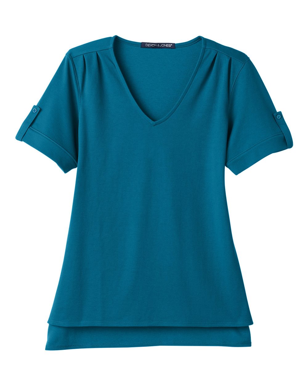 Women's CrownLux Performance® Plaited Rolled Sleeve Shirt - DG20WB 25