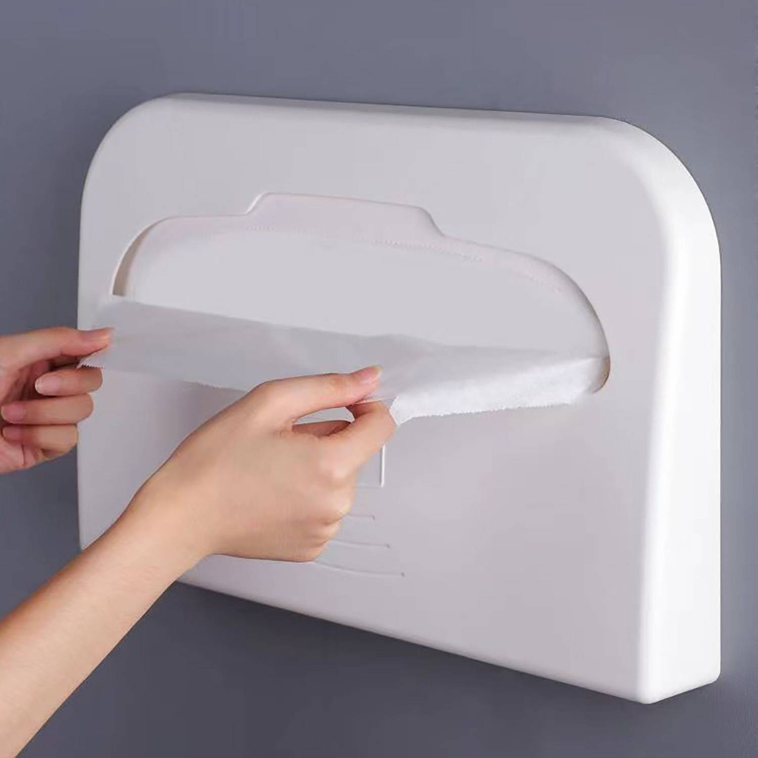 Wall Mount ABS Toilet Seat Cover Paper Dispenser 8