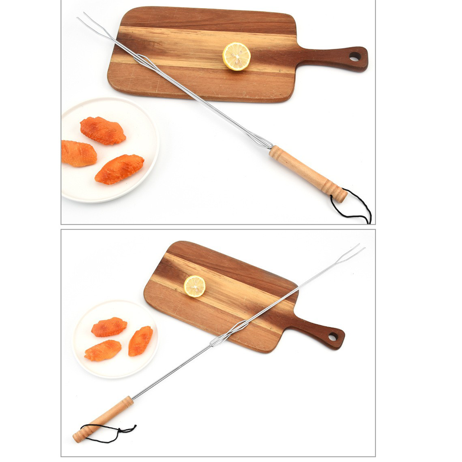 Stainless Steel Telescopic Barbecue Fork 5