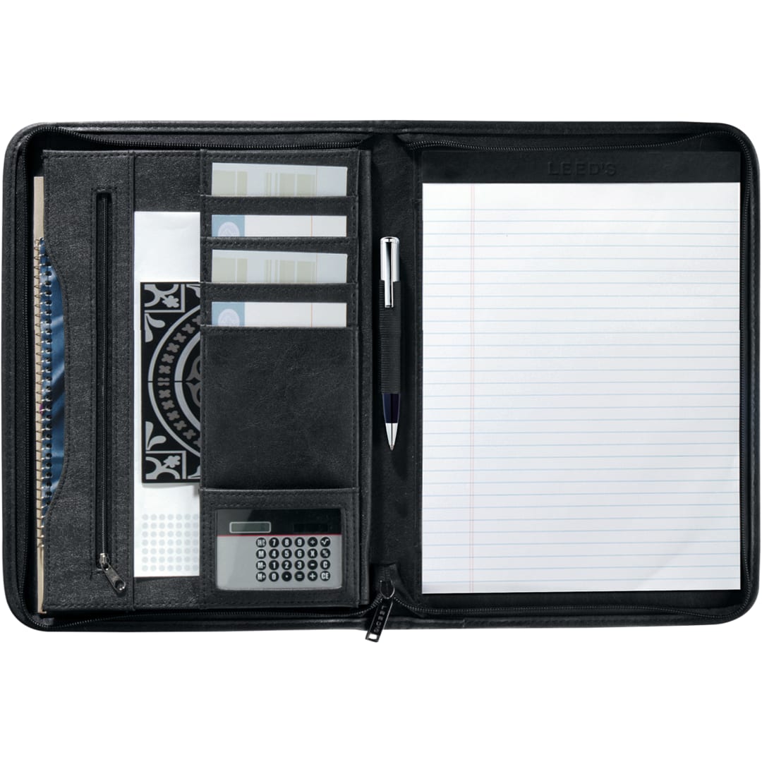 FSC® Mix Executive DuraHyde Zippered Padfolio 120