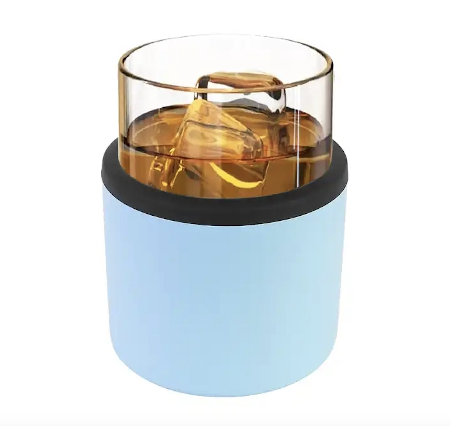 Whiskey Glass With Insulated Stainless Steel Sleeve 3