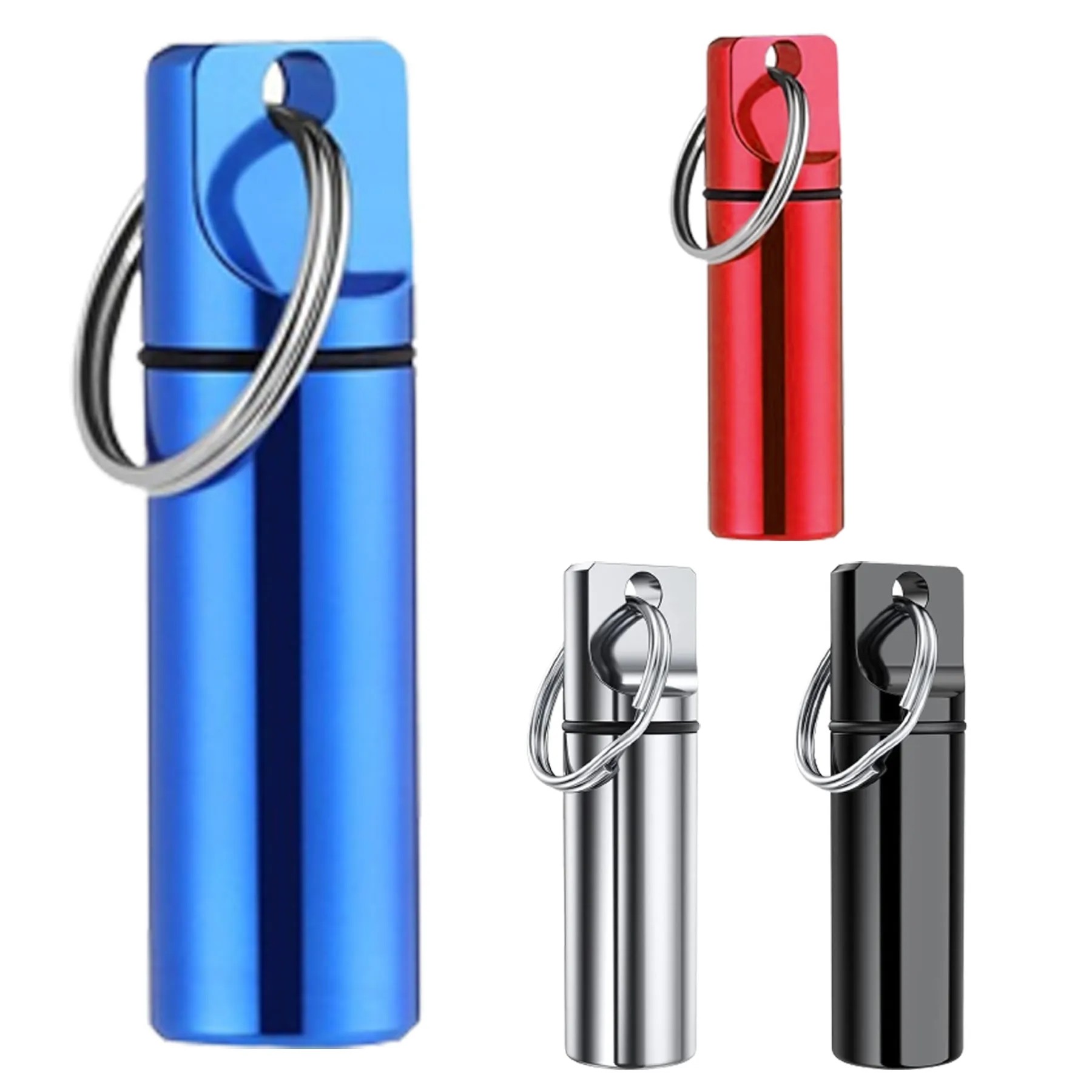Aluminum Alloy Micro Keychain Pill Holder 1