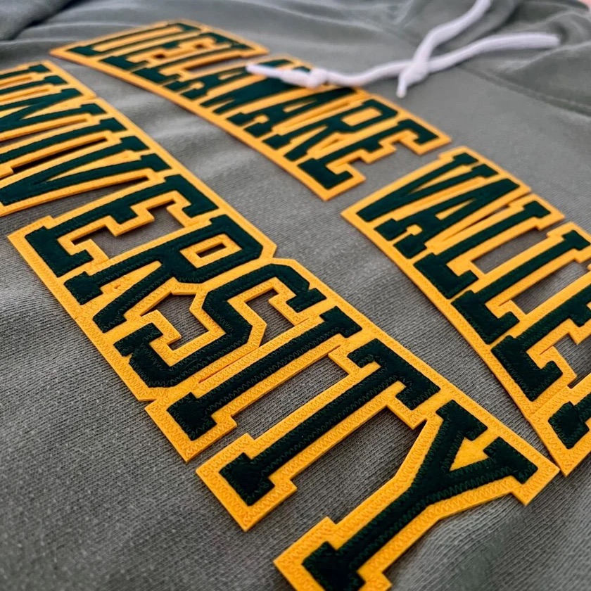 Custom Tackle Twill Letter Patches 2