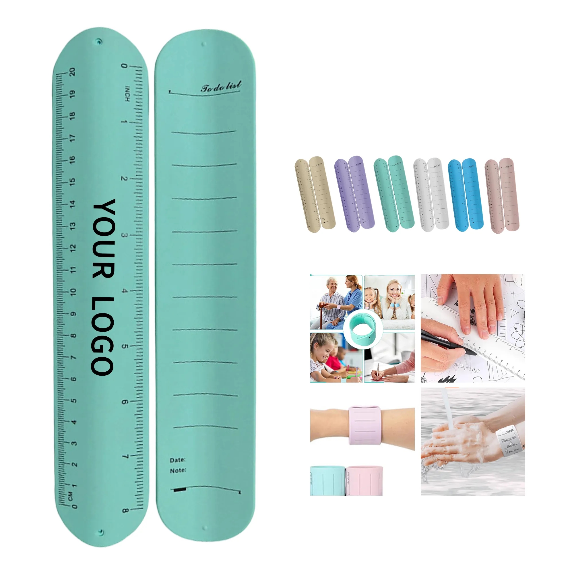 Memo Bracelet Silicone Ruler 6