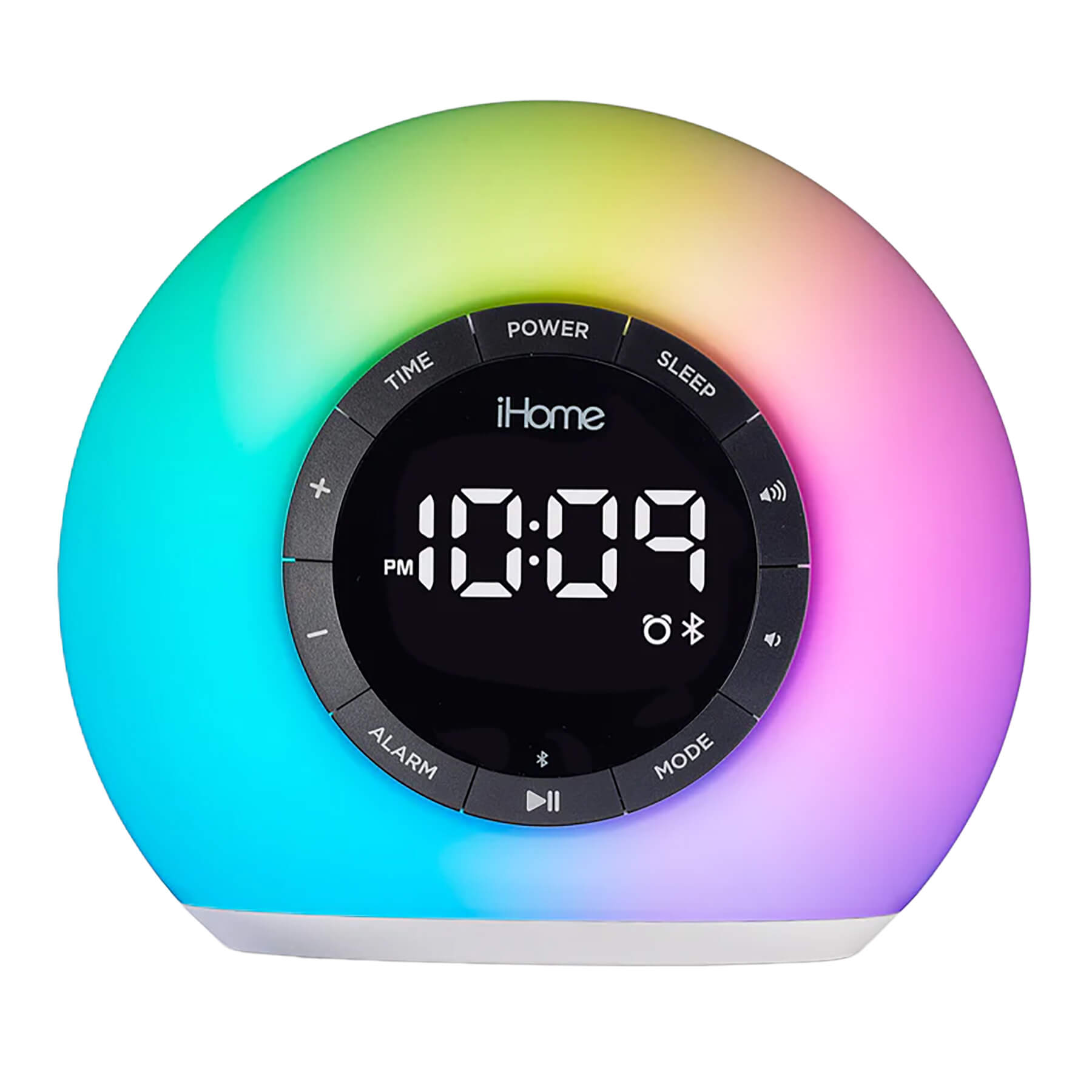 IHome Sunrise Alarm Clock Radio with Bluetooth Speaker and Color Changing Lamp 11