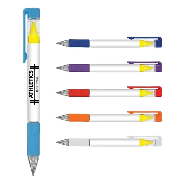 Vibrant Duplex Pen and Highlighter in-one