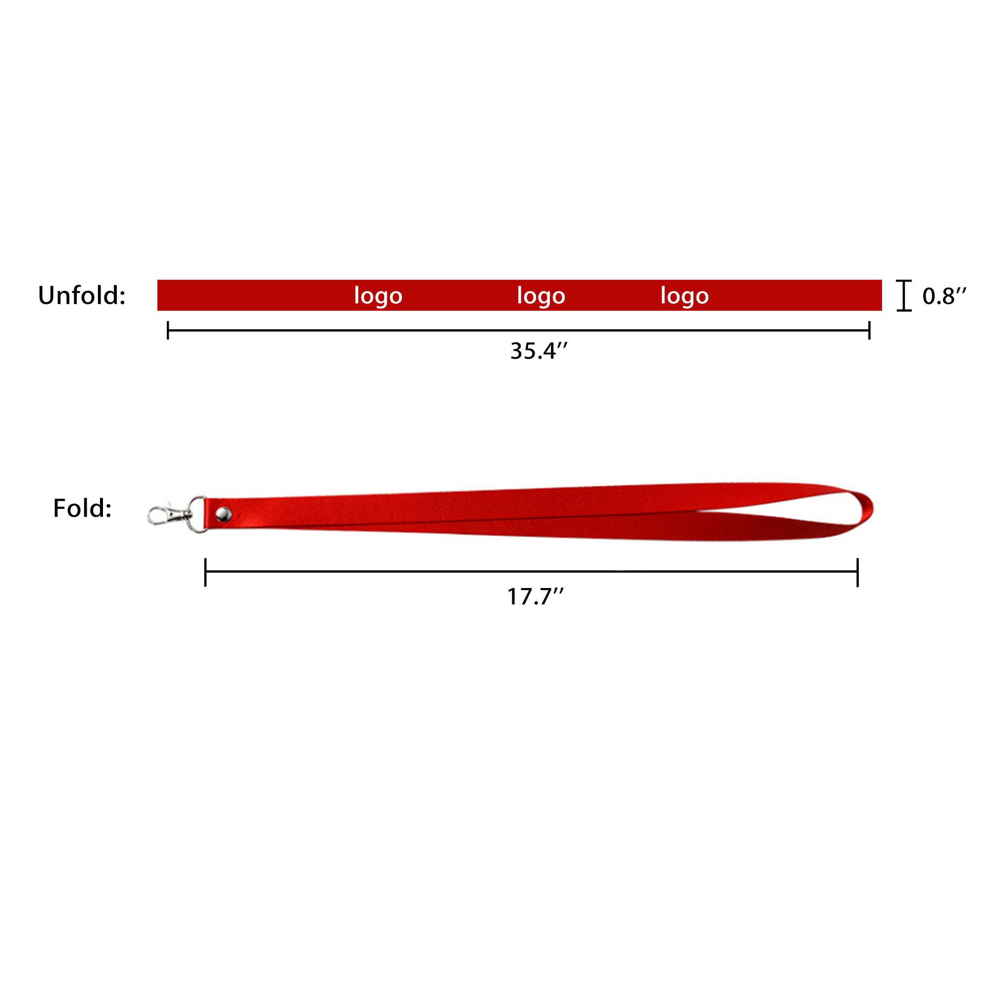 Polyester Work Permit Lanyard MOQ100 2