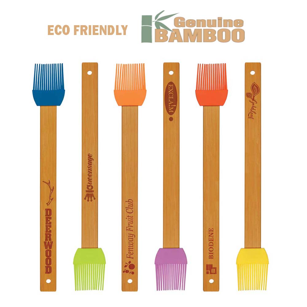 Silicone Baster Brush with Bamboo Handle 1