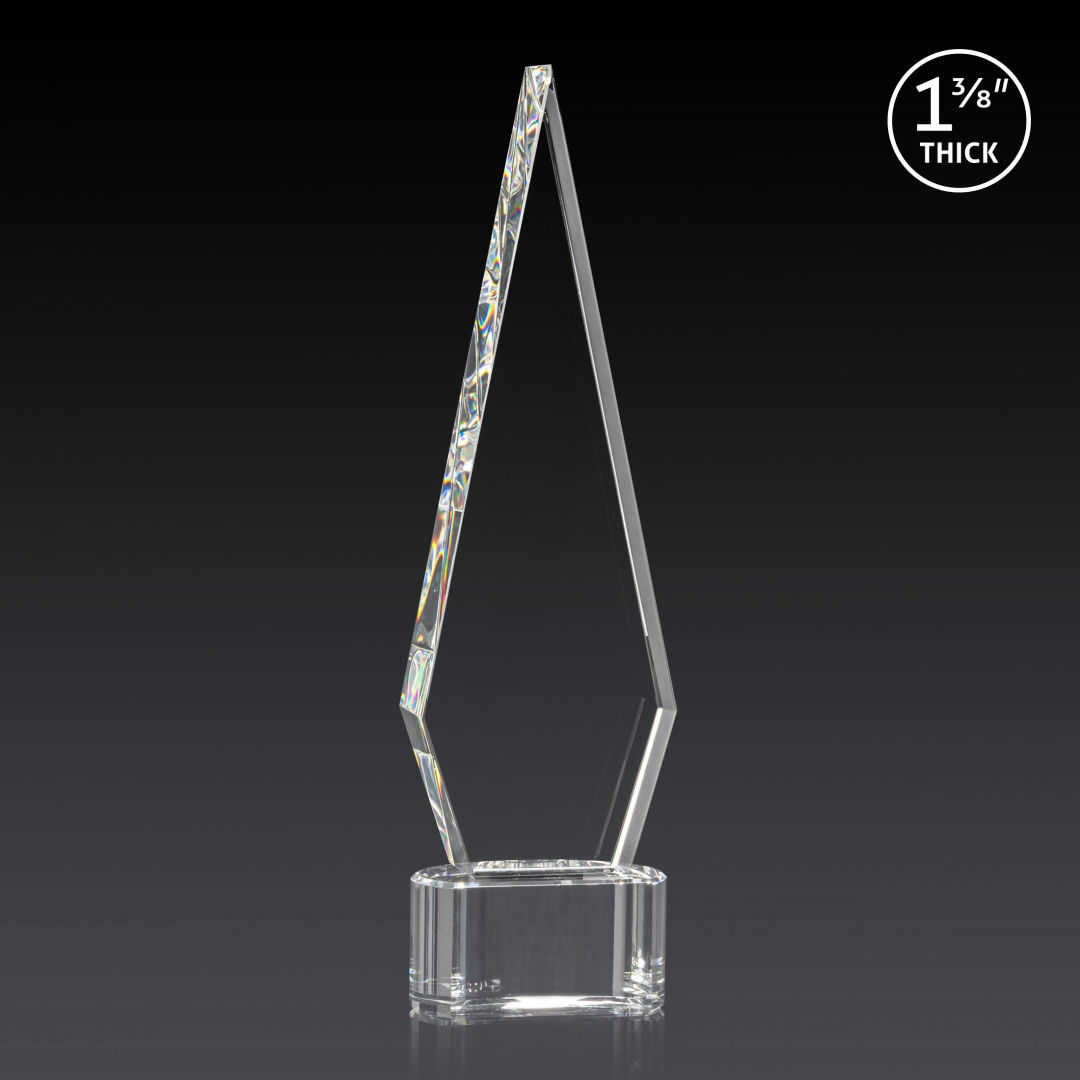 Springfield 3D Award on Paragon Base - Clear 3