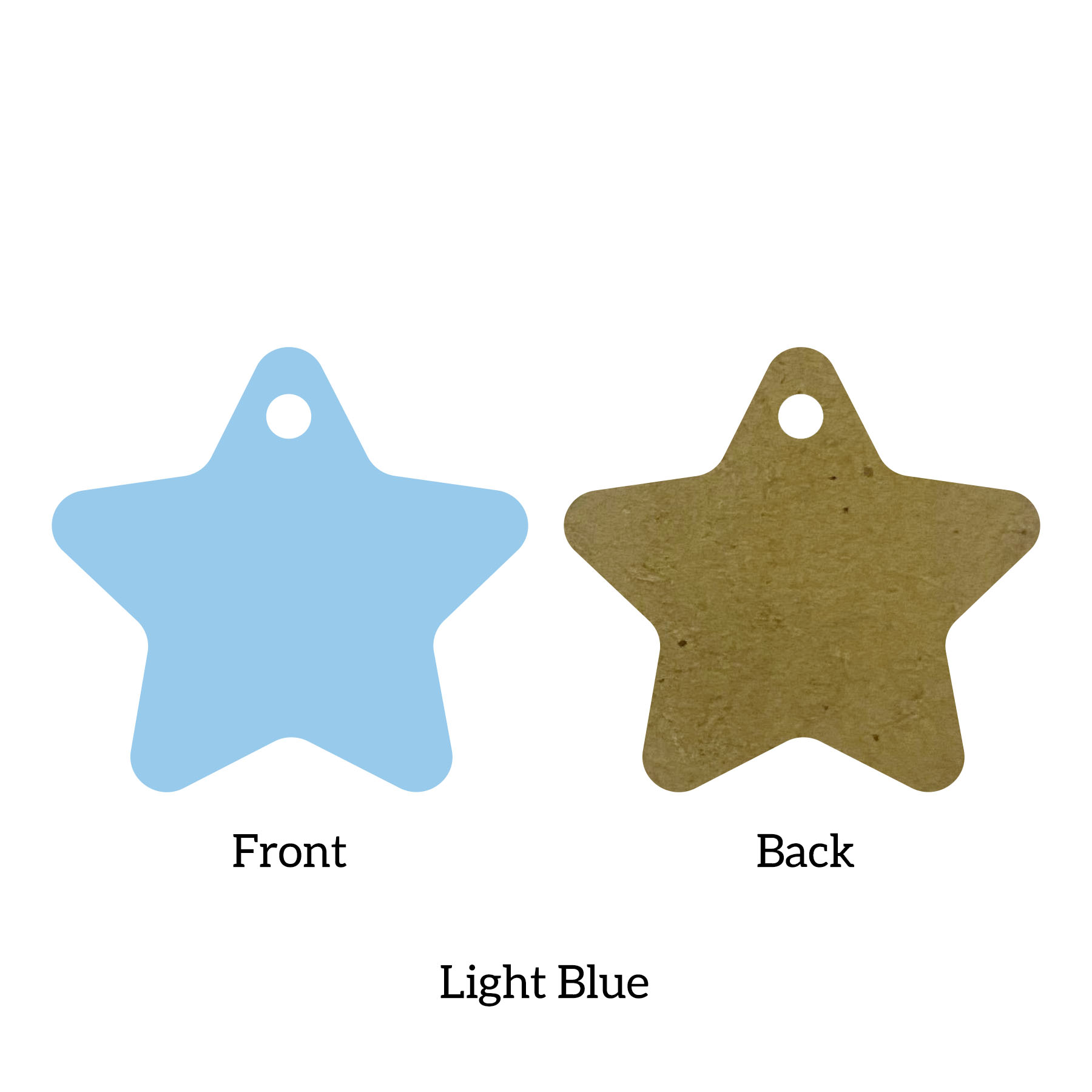 Free Shipping Solid Color Christmas Ornament - Star 5