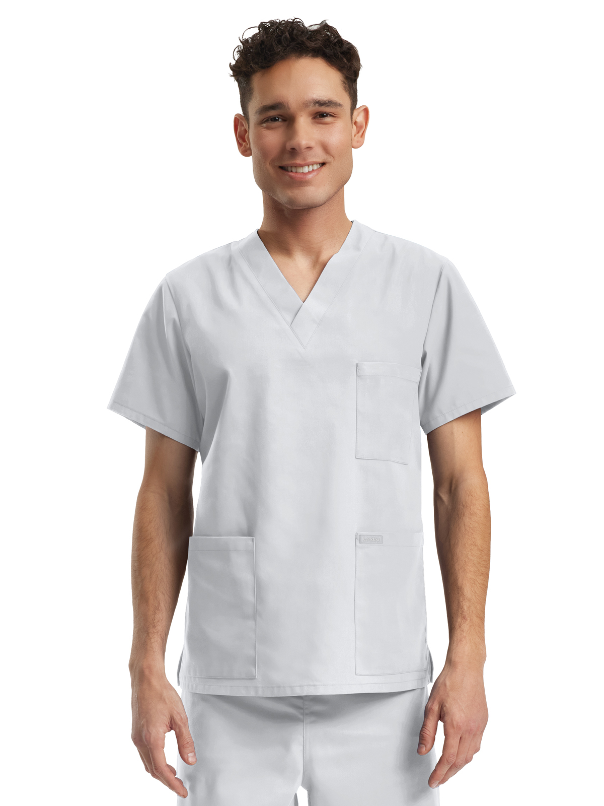 Landau - Essentials - Unisex Three-Pocket V-Neck Top 13