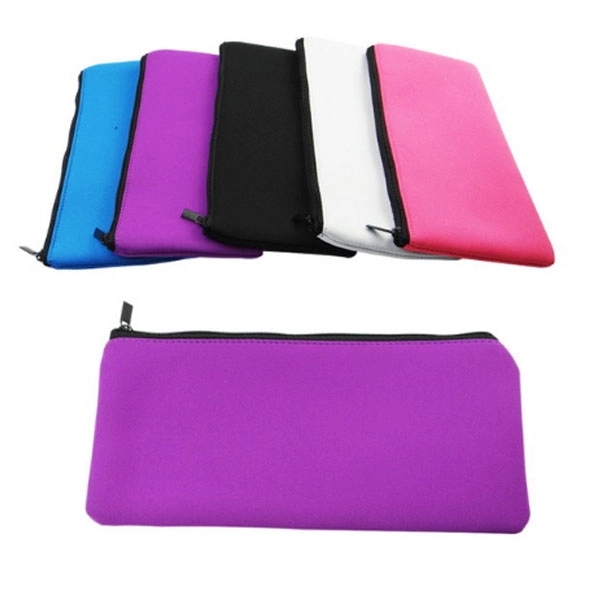 Neoprene Zippered Pencil Pouch 5