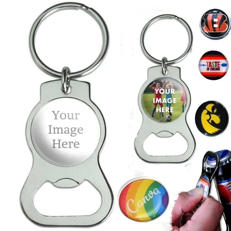Nickel Keytag w/ Bottle Opener 3