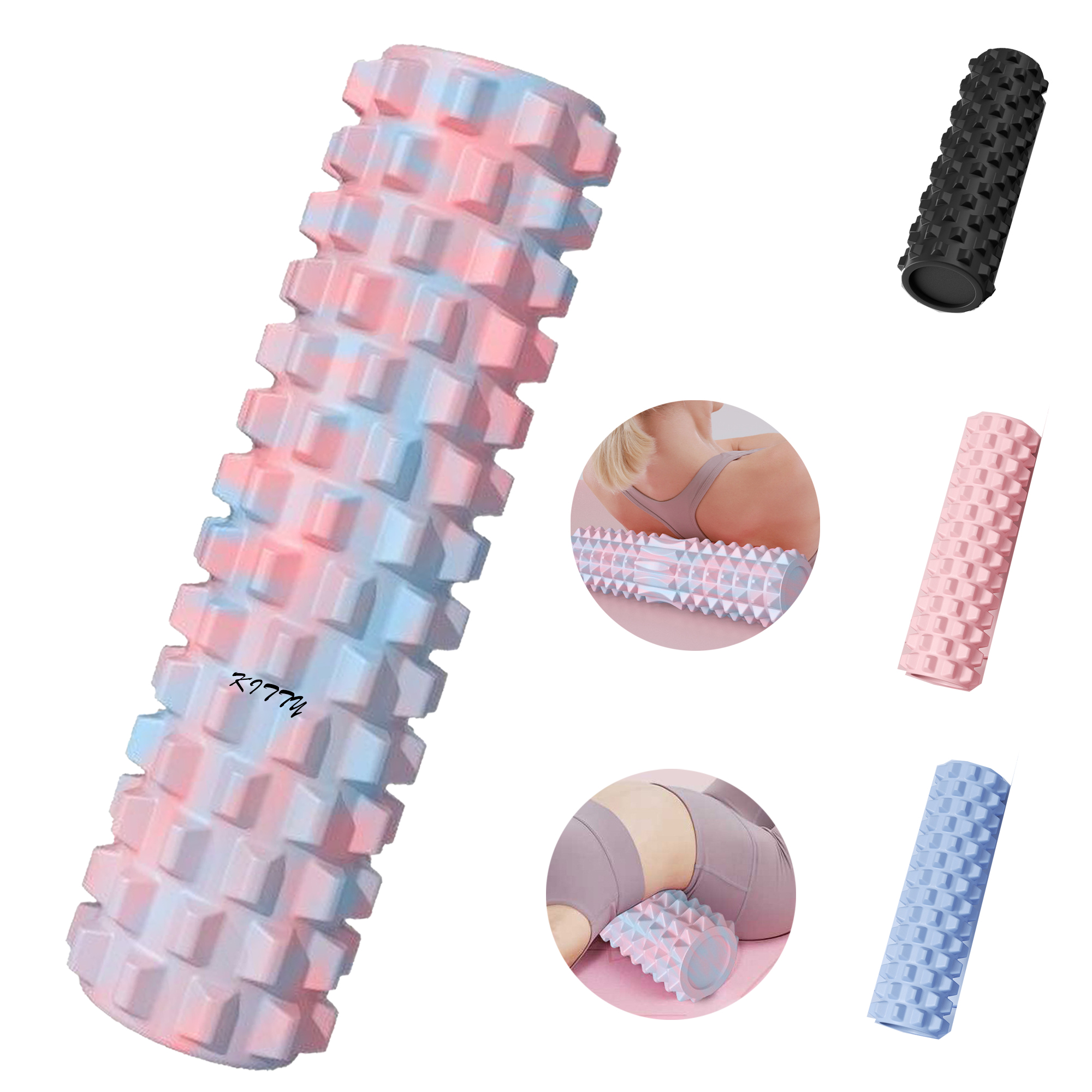 Solid Foam Roller Muscle Relaxation Spikey Roller