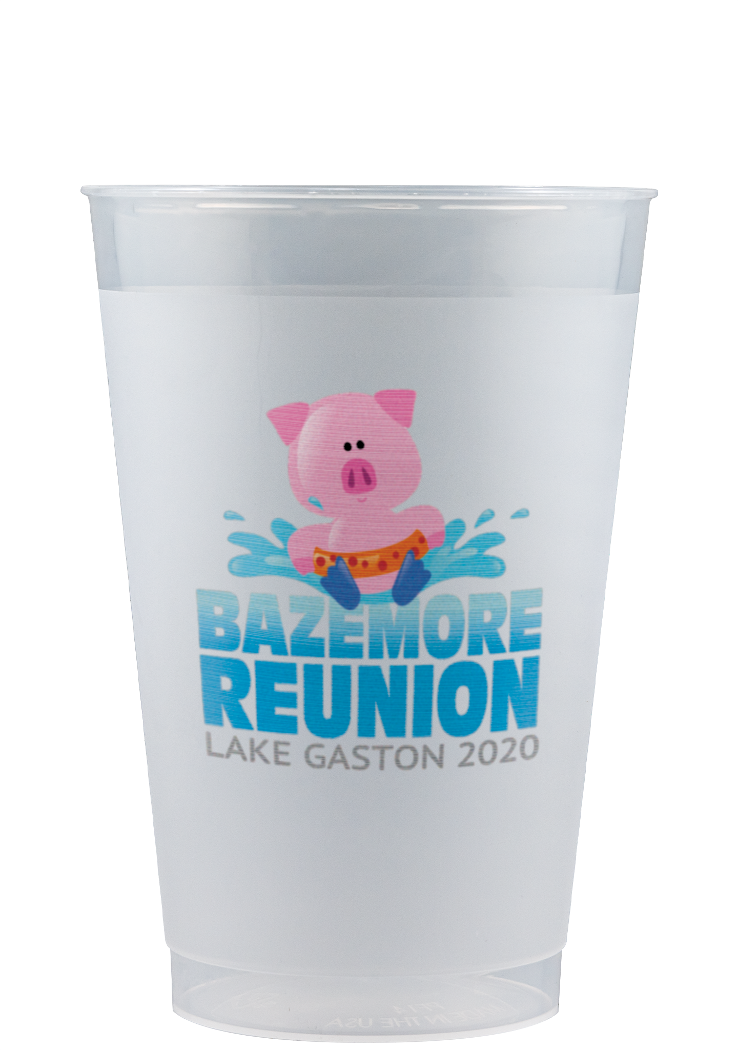 14 oz Frost-Flex Plastic Cup Frosted Digital Print 3