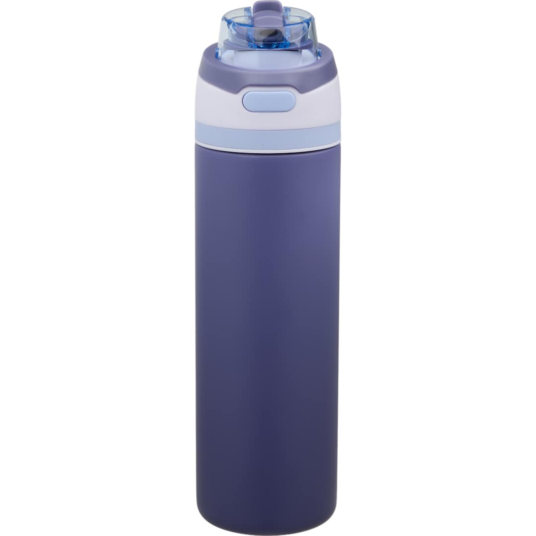 Elvin 28oz Recycled Stainless Flip Straw Bottle, custom water bottle with logo imprint 238