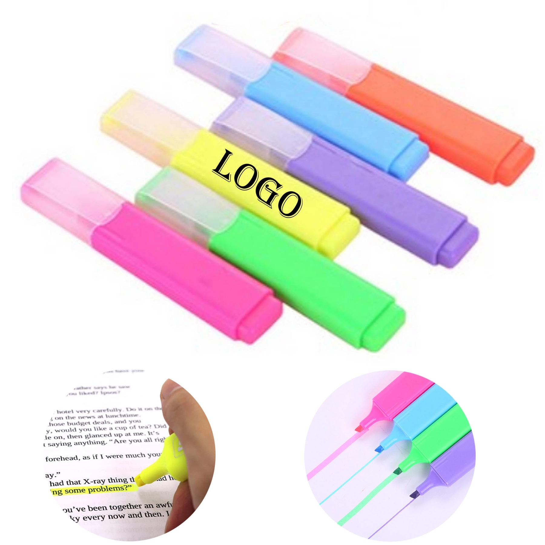 Plastic Colored Highlighters 2