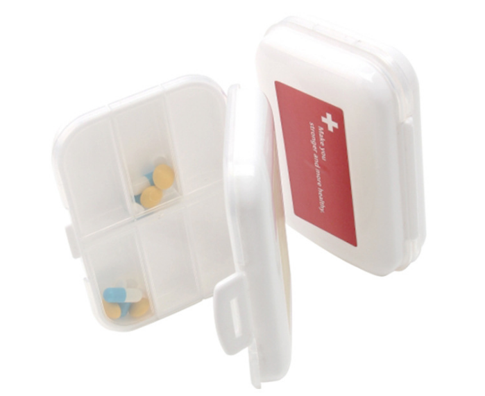 8 Compartments Plastic Waterproof Pill Box 6