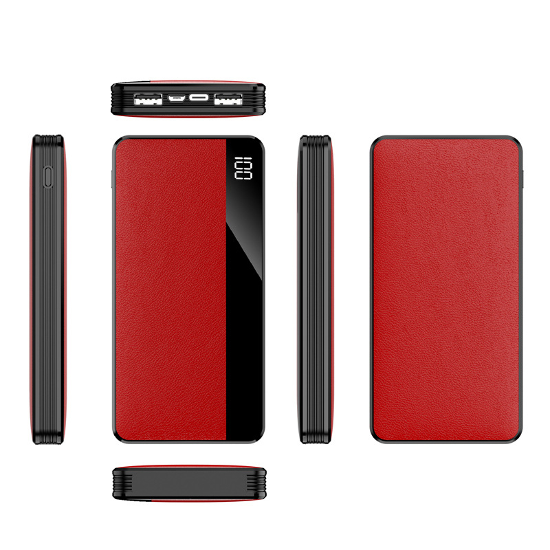 Fast Charging Power Bank w/Leather Cover 2
