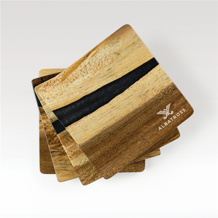 Acacia Coaster Set 1