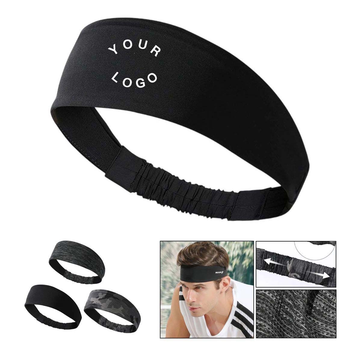 Ice Silk Headband for Running and Fitness 2