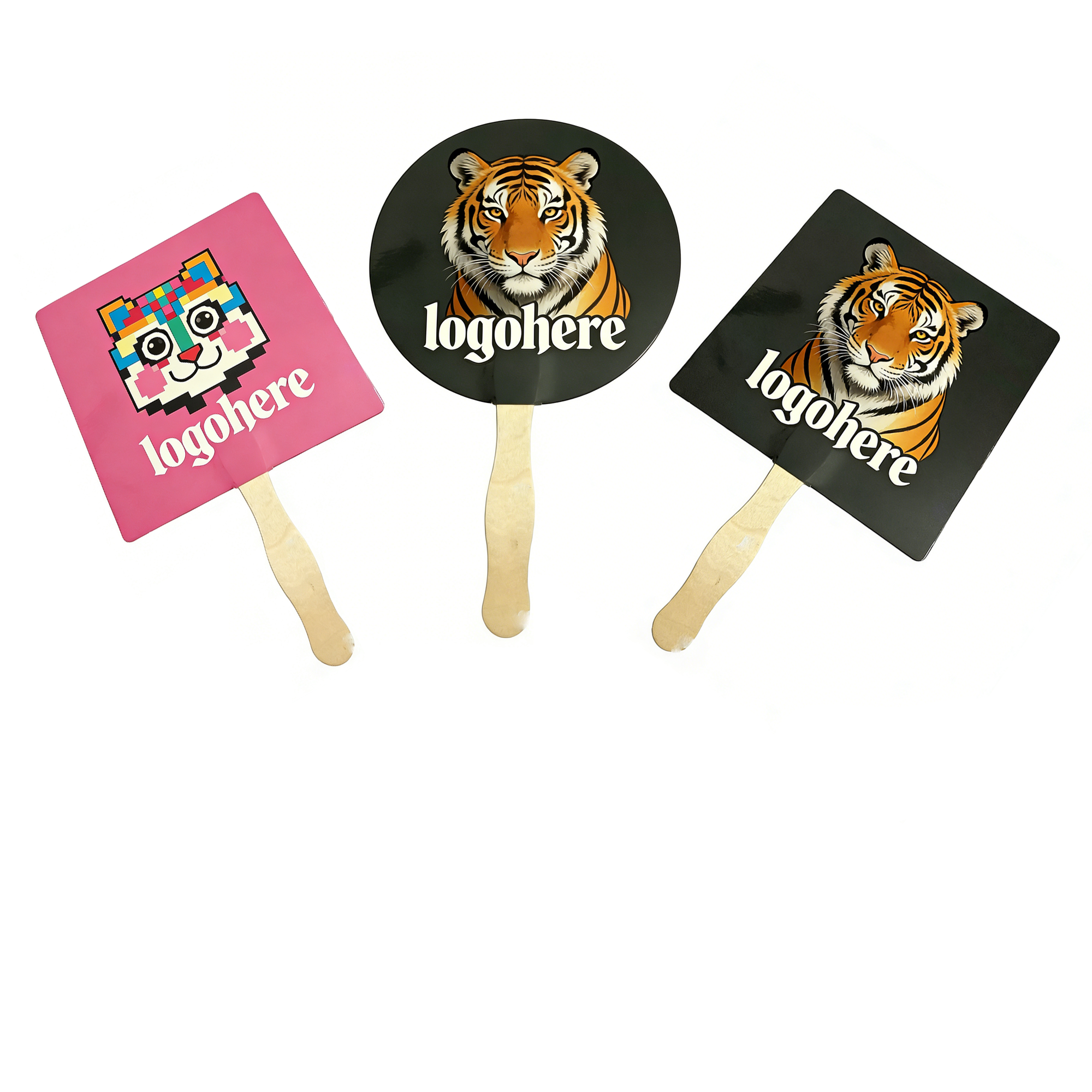 Custom Logo Hand Fan 2
