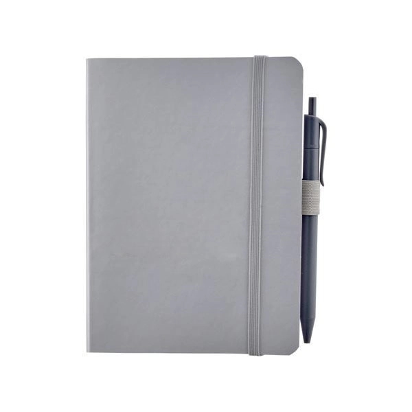 5" x 7" Soft Bound Notebook with Pen 2