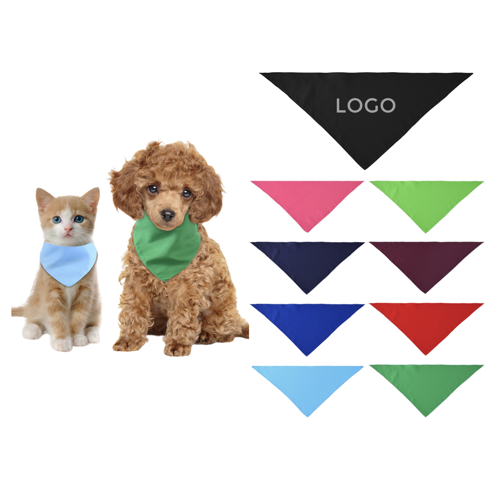 MOQ 10 PCS Pet Bandana 2