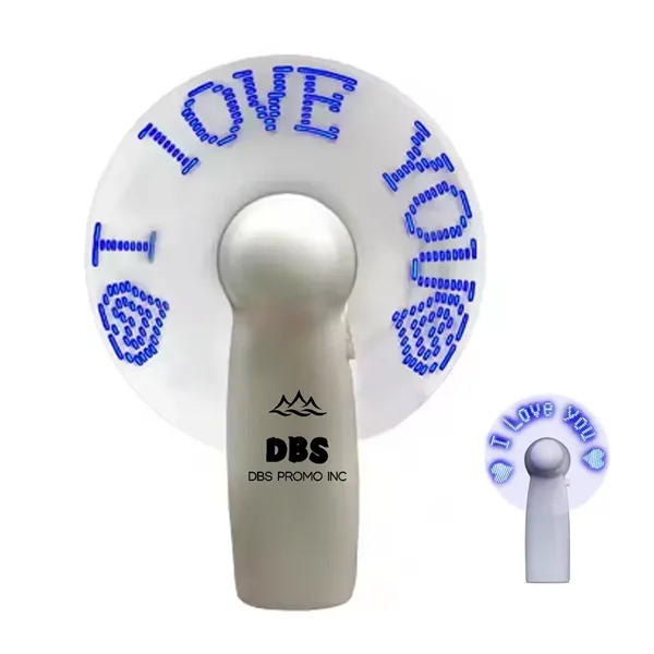 Pre-Programmed Mini Fans with LEDs