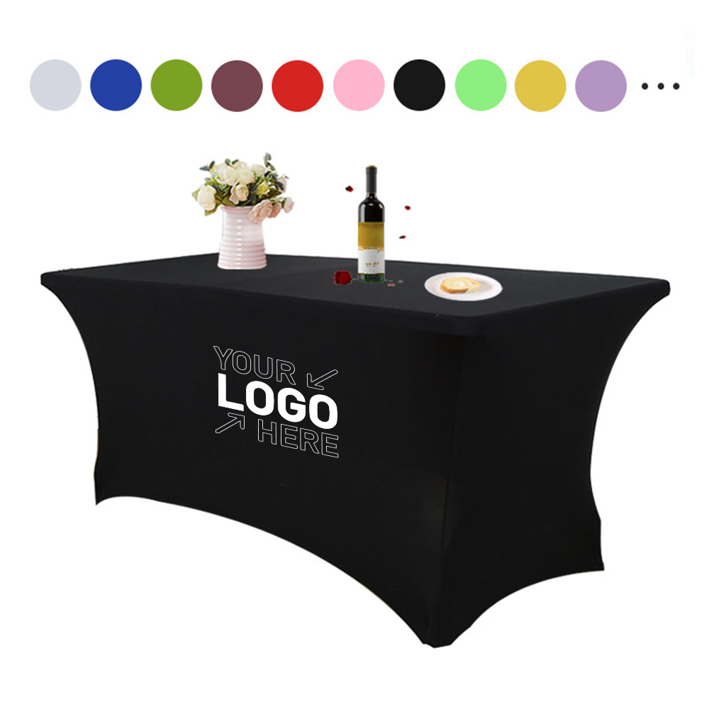 6ft Tablecloth Rectangular Spandex Table Cloth Fitted Cover 6