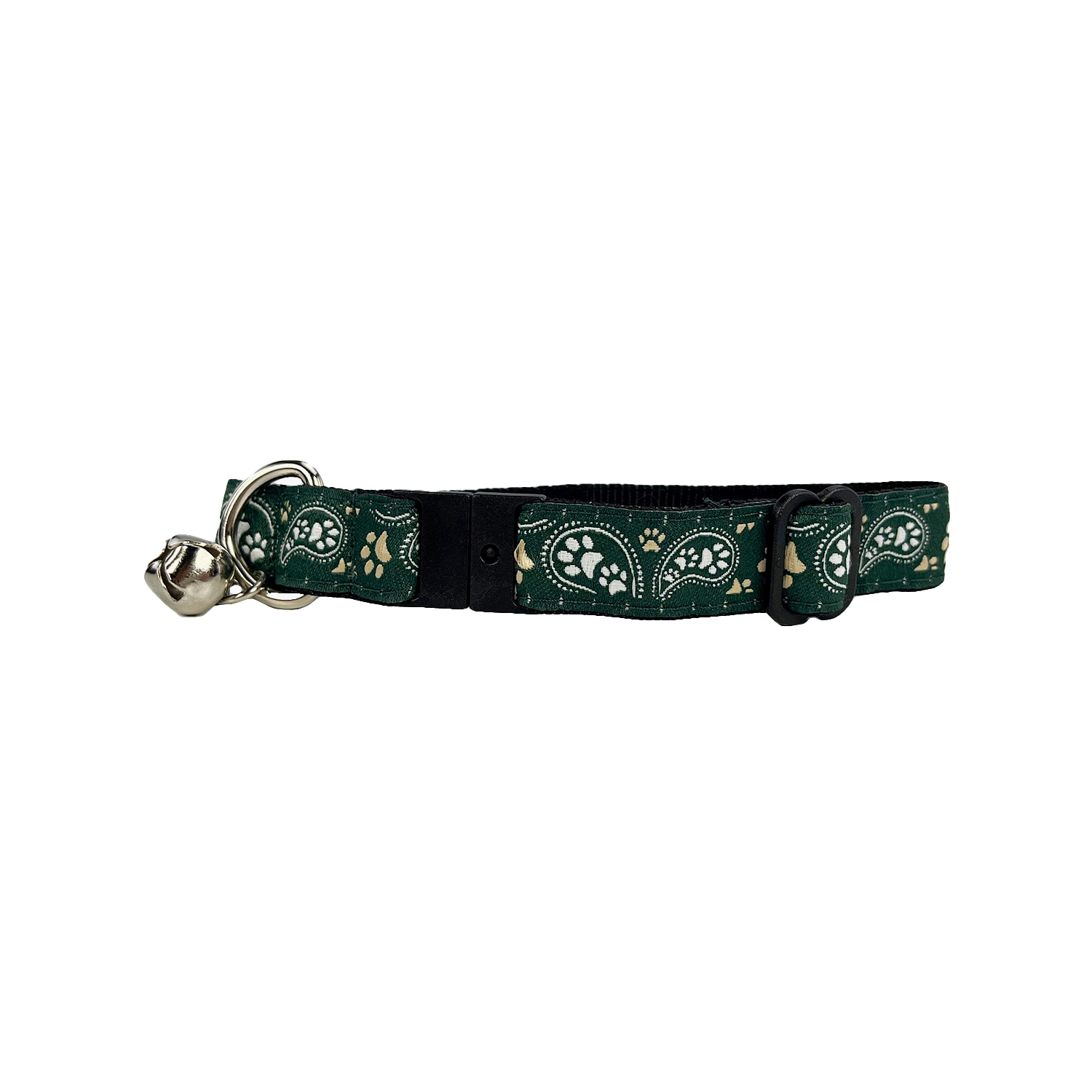 5/8" Woven Cat Collar w/ Bell - "Elite" Weave 2