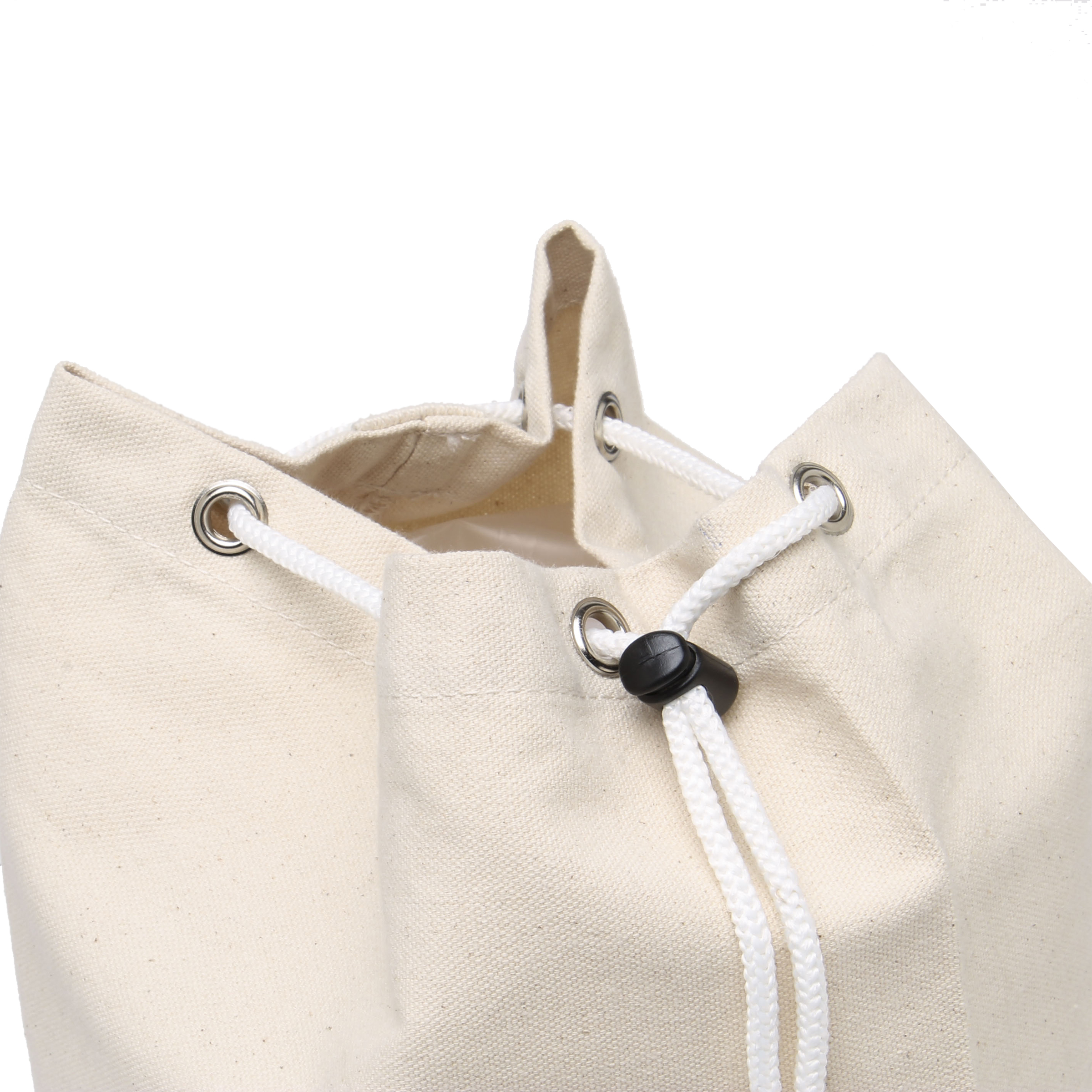 10 Oz. Lightweight Canvas Standing Duffle Backpack 4