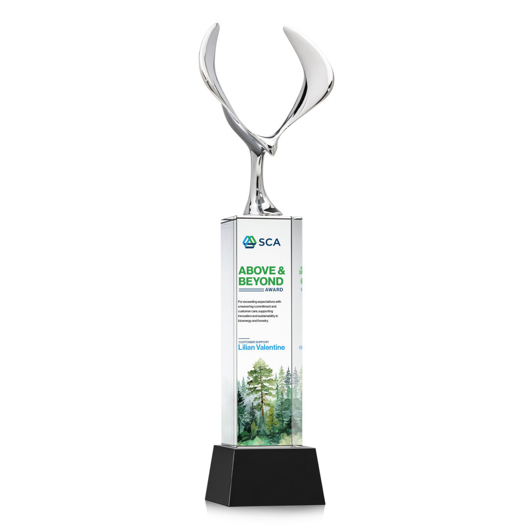 Maverick Eagle VividPrint™ Award on Belcroft Base - Black 2