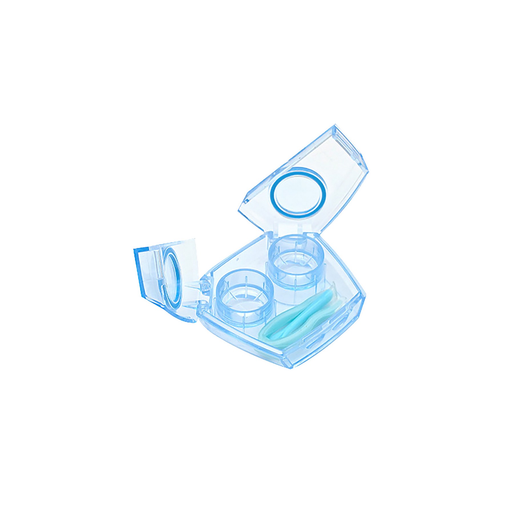 Scissor Door Series Clear No-twist Contact Lens Case 4