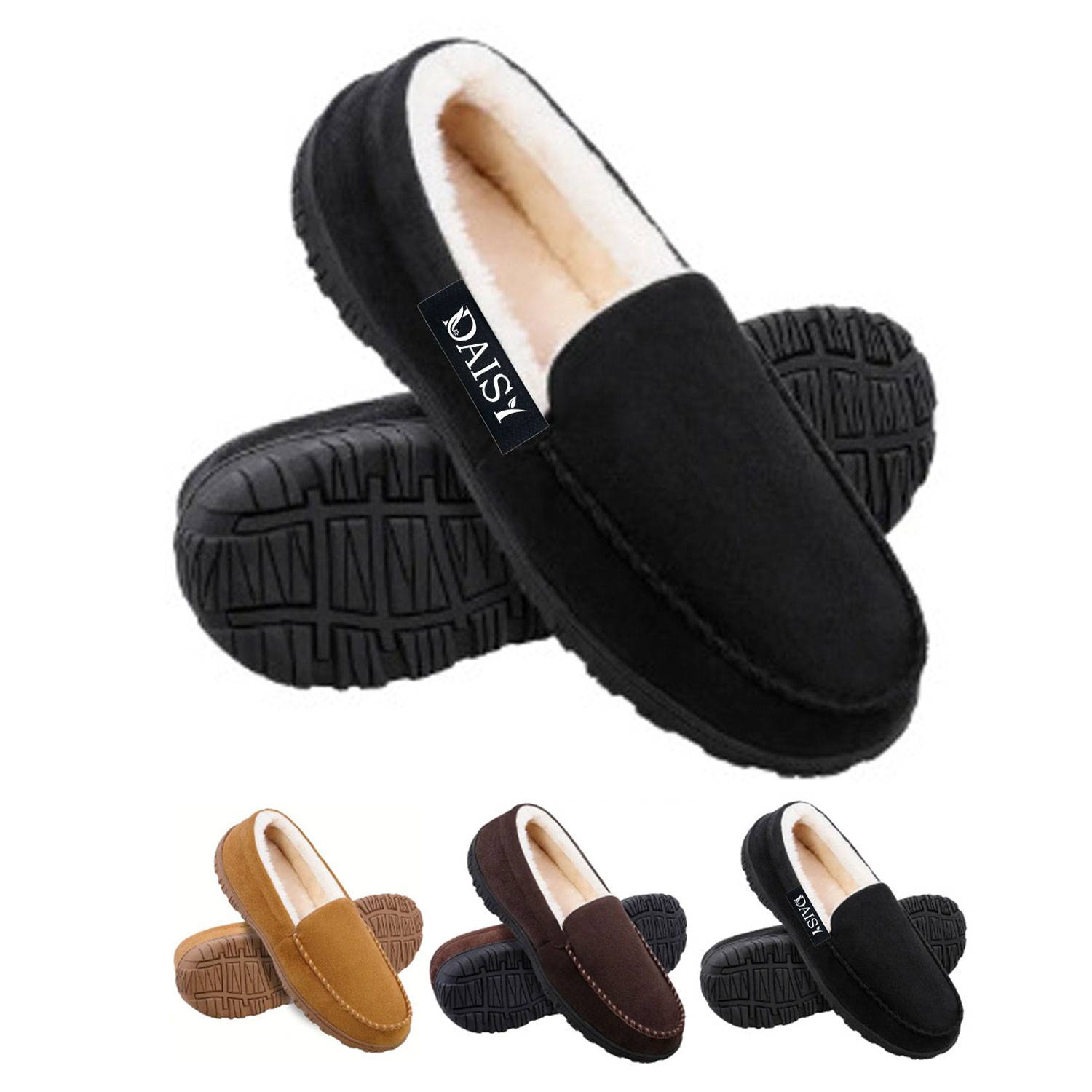Men's Simple Formal Cotton Slippers 3