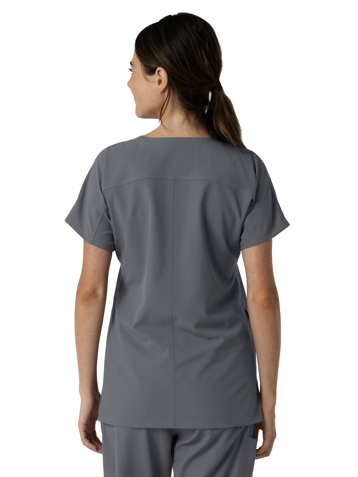Wink - Nurtur - Women's Three-Pocket Drop Shoulder Tunic Scrub Top 16